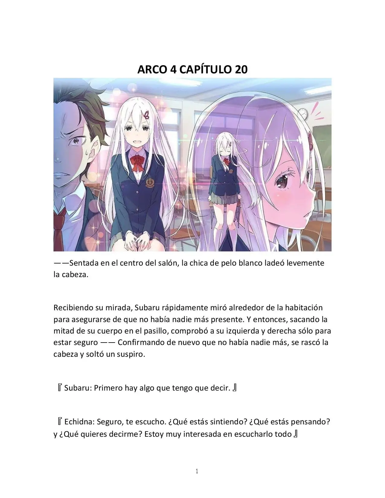 Re:Zero Kara Hajimeru Isekai Seikatsu (Novela) (2014) - Capítulo 25 - Página 1 - LectorTMOo