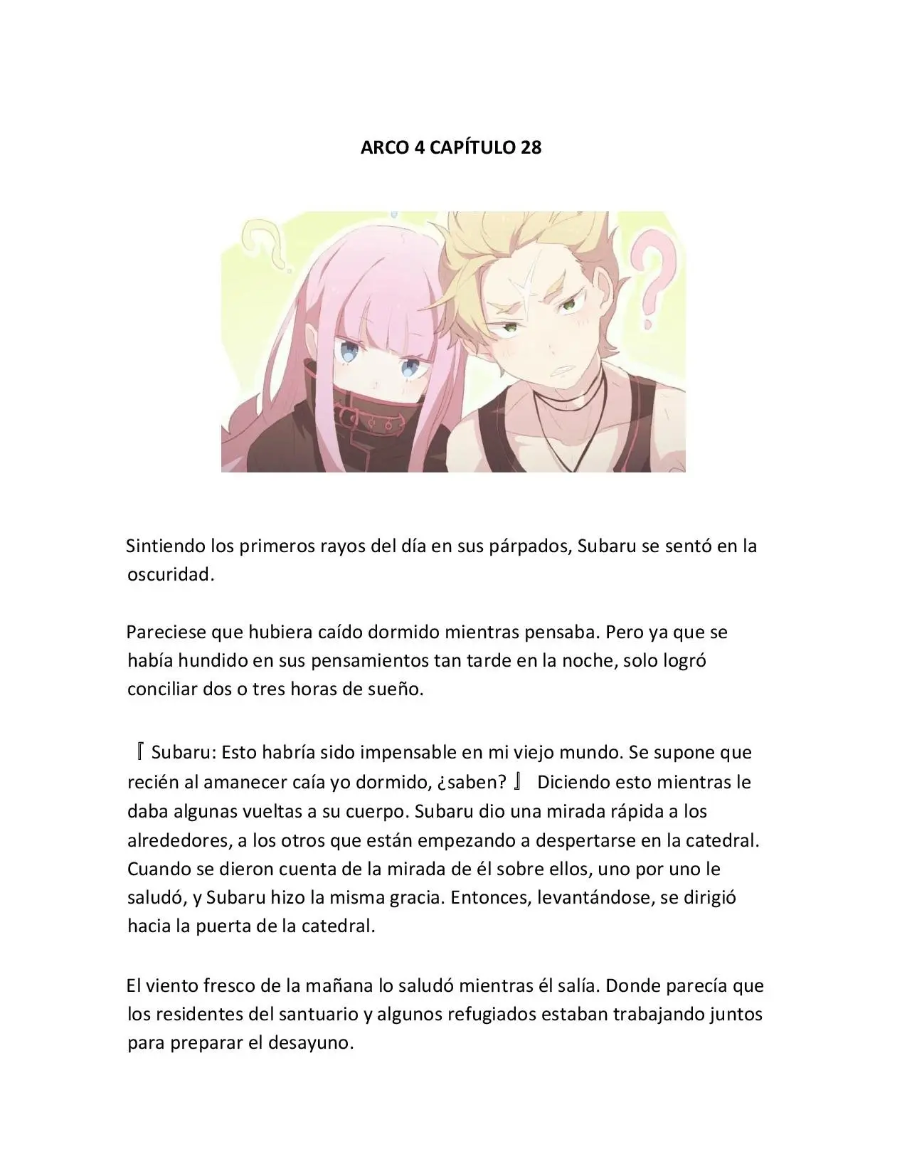Re:Zero Kara Hajimeru Isekai Seikatsu (Novela) (2014) - Capítulo 33 - Página 1 - LectorTMOo
