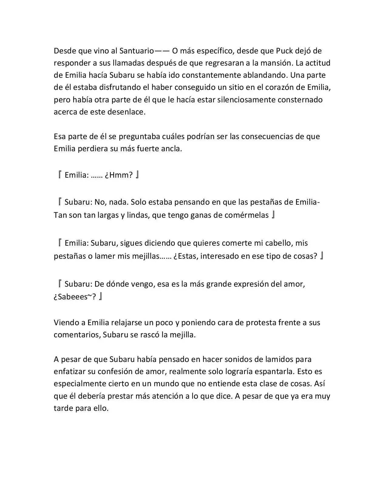 Re:Zero Kara Hajimeru Isekai Seikatsu (Novela) (2014) - Capítulo 35 - Página 4 - LectorTMOo