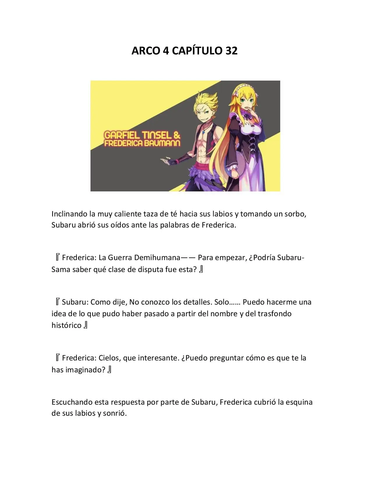 Re:Zero Kara Hajimeru Isekai Seikatsu (Novela) (2014) - Capítulo 37 - Página 1 - LectorTMOo