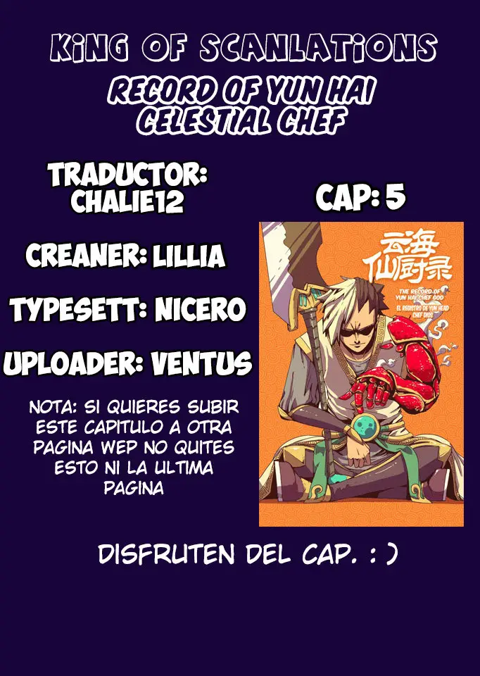 record of yun hai celestial chef (2019) - Capítulo 5 - Página 1 - LectorTMOo