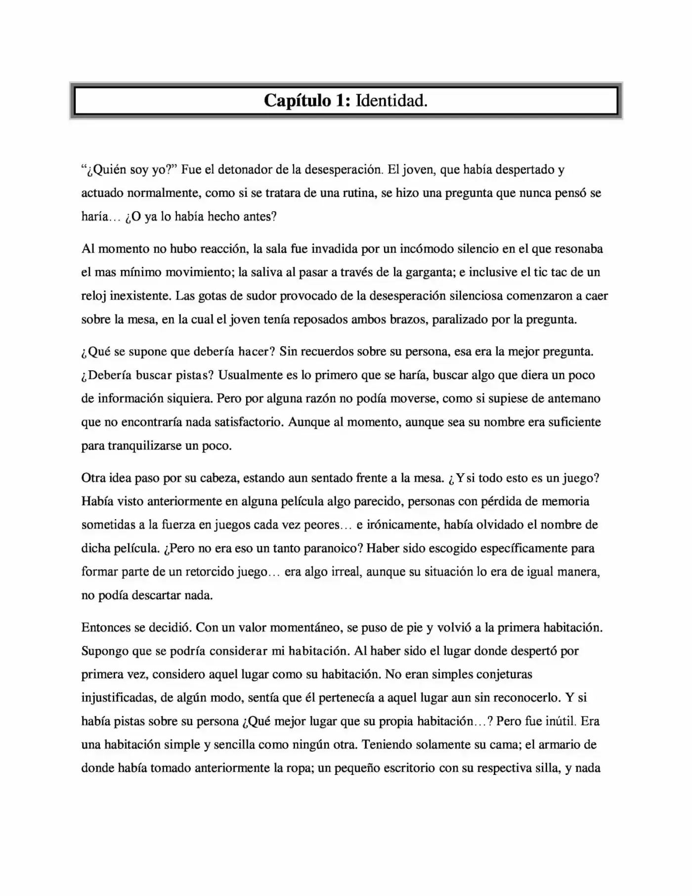 Recuerdame, Por Favor. (Novela) - Capítulo 1 - Página 1 - LectorTMOo