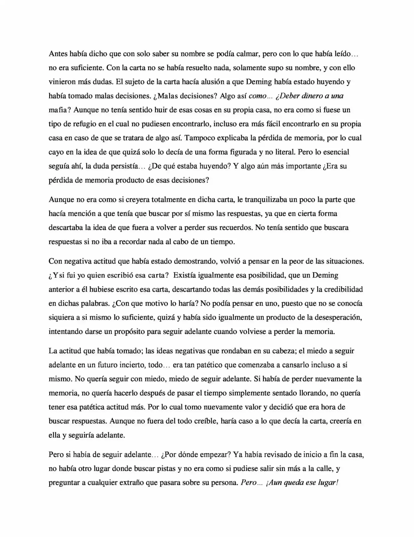 Recuerdame, Por Favor. (Novela) - Capítulo 1 - Página 6 - LectorTMOo