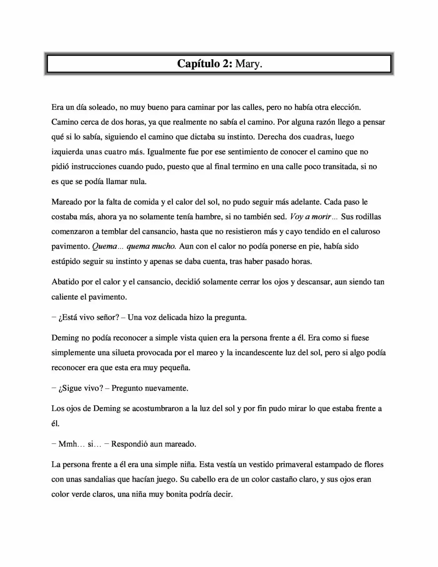 Recuerdame, Por Favor. (Novela) - Capítulo 2 - Página 1 - LectorTMOo