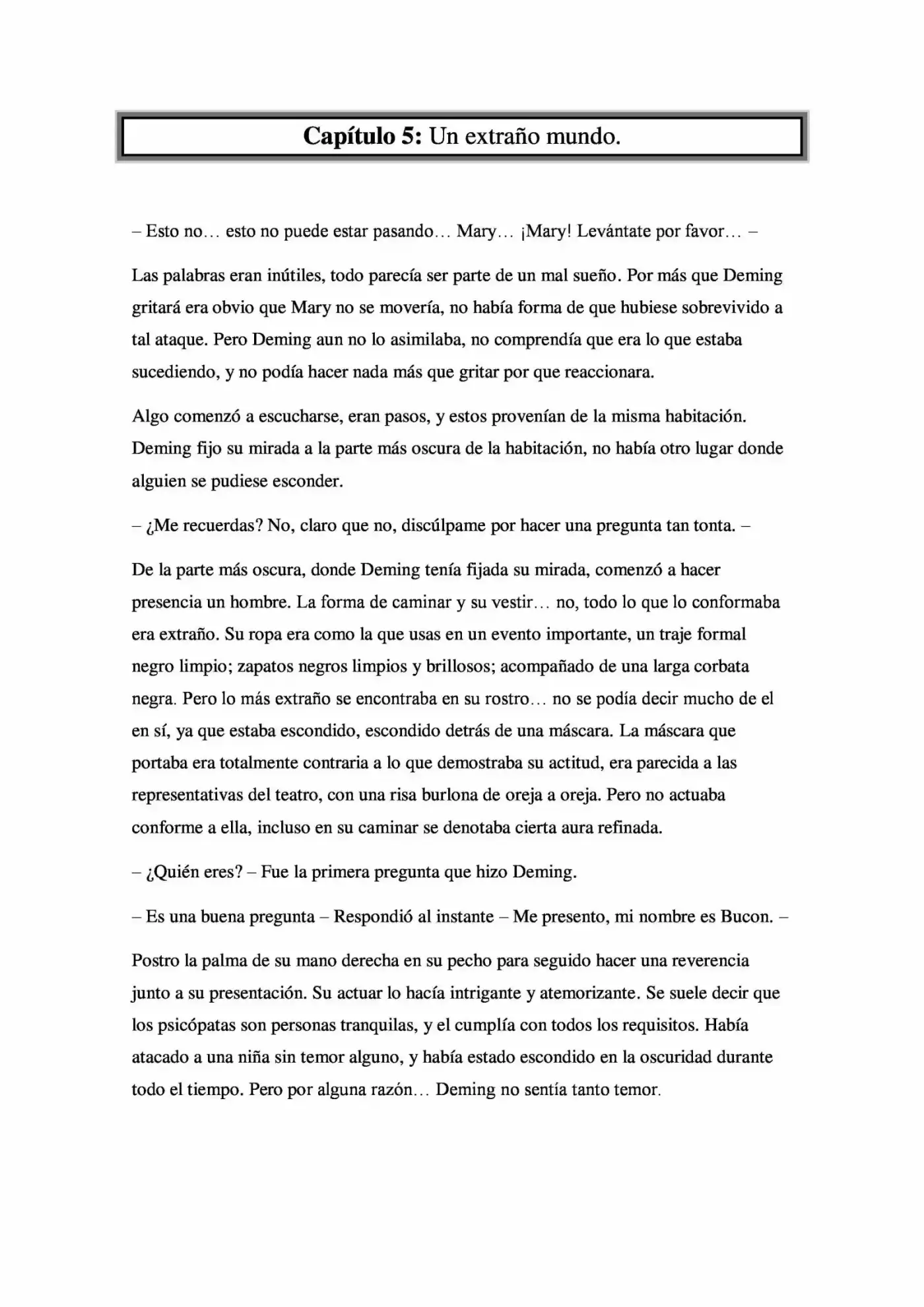 Recuerdame, Por Favor. (Novela) - Capítulo 5 - Página 1 - LectorTMOo