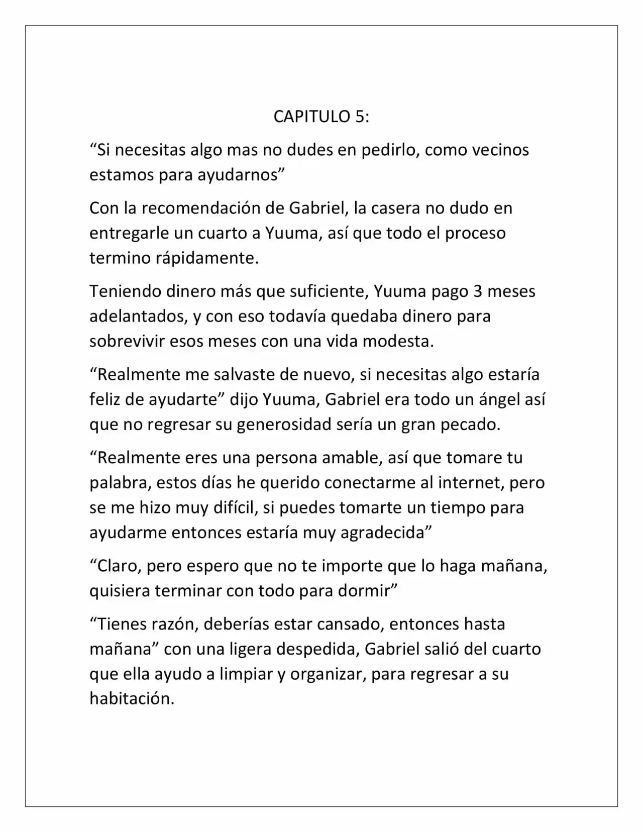 Reencarnado en un mundo de Anime (2019) - Capítulo 5 - Página 1 - LectorTMOo