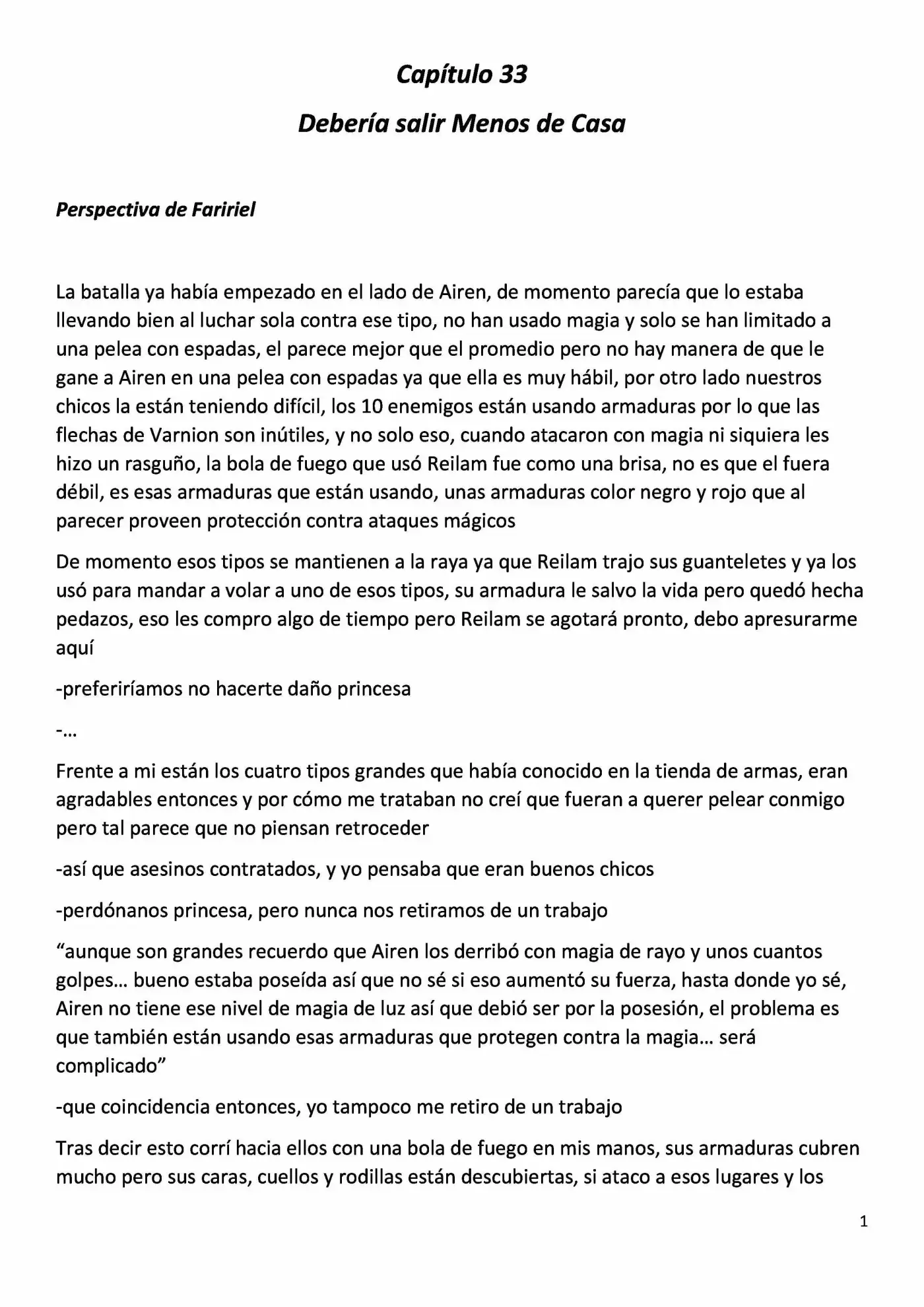 Reencarnado en una Niña Elfo (2016) - Capítulo 33 - Página 1 - LectorTMOo