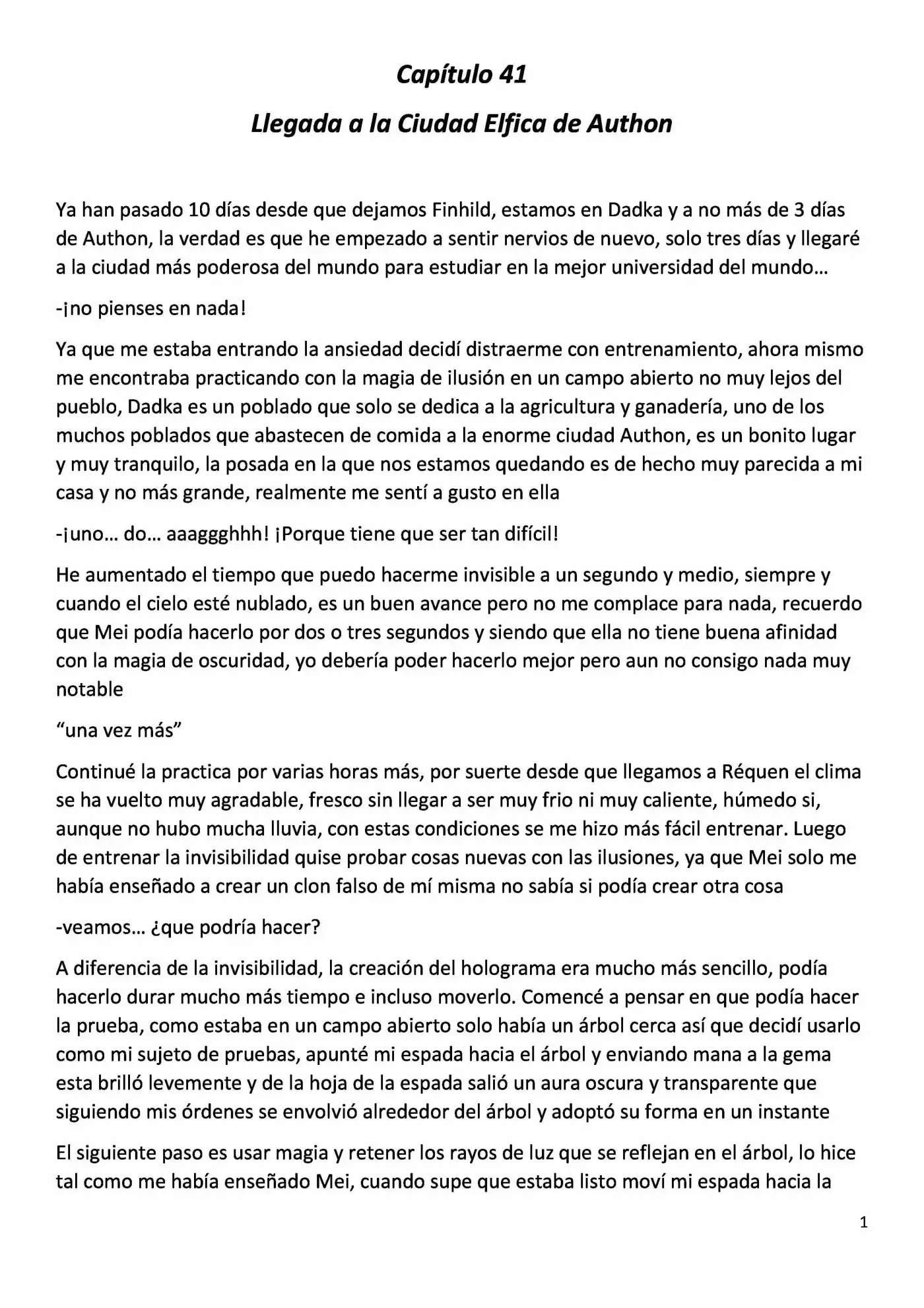 Reencarnado en una Niña Elfo (2016) - Capítulo 41 - Página 1 - LectorTMOo