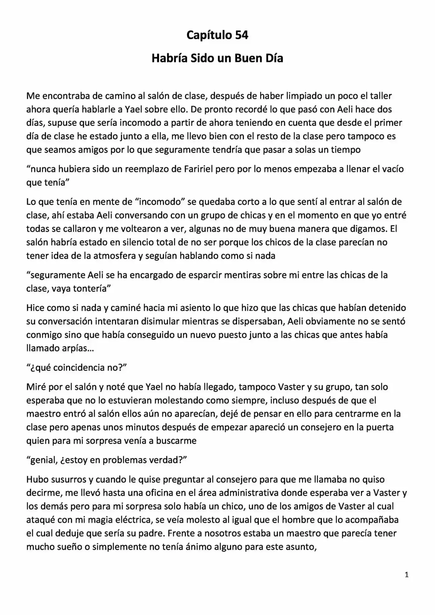 Reencarnado en una Niña Elfo (2016) - Capítulo 54 - Página 1 - LectorTMOo