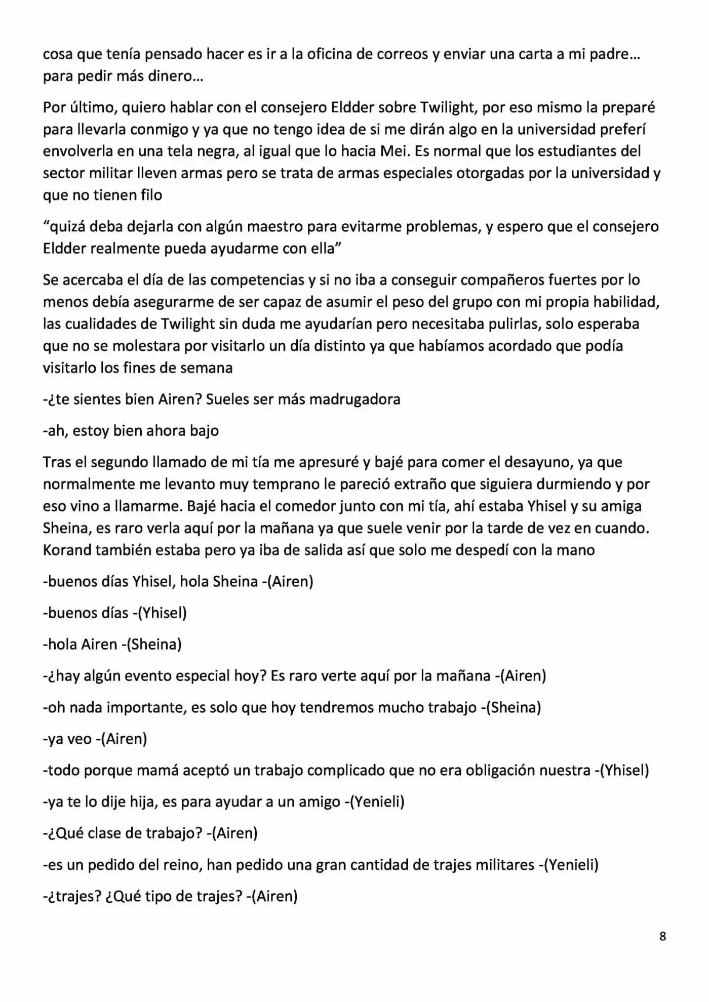 Reencarnado en una Niña Elfo (2016) - Capítulo 55 - Página 8 - LectorTMOo