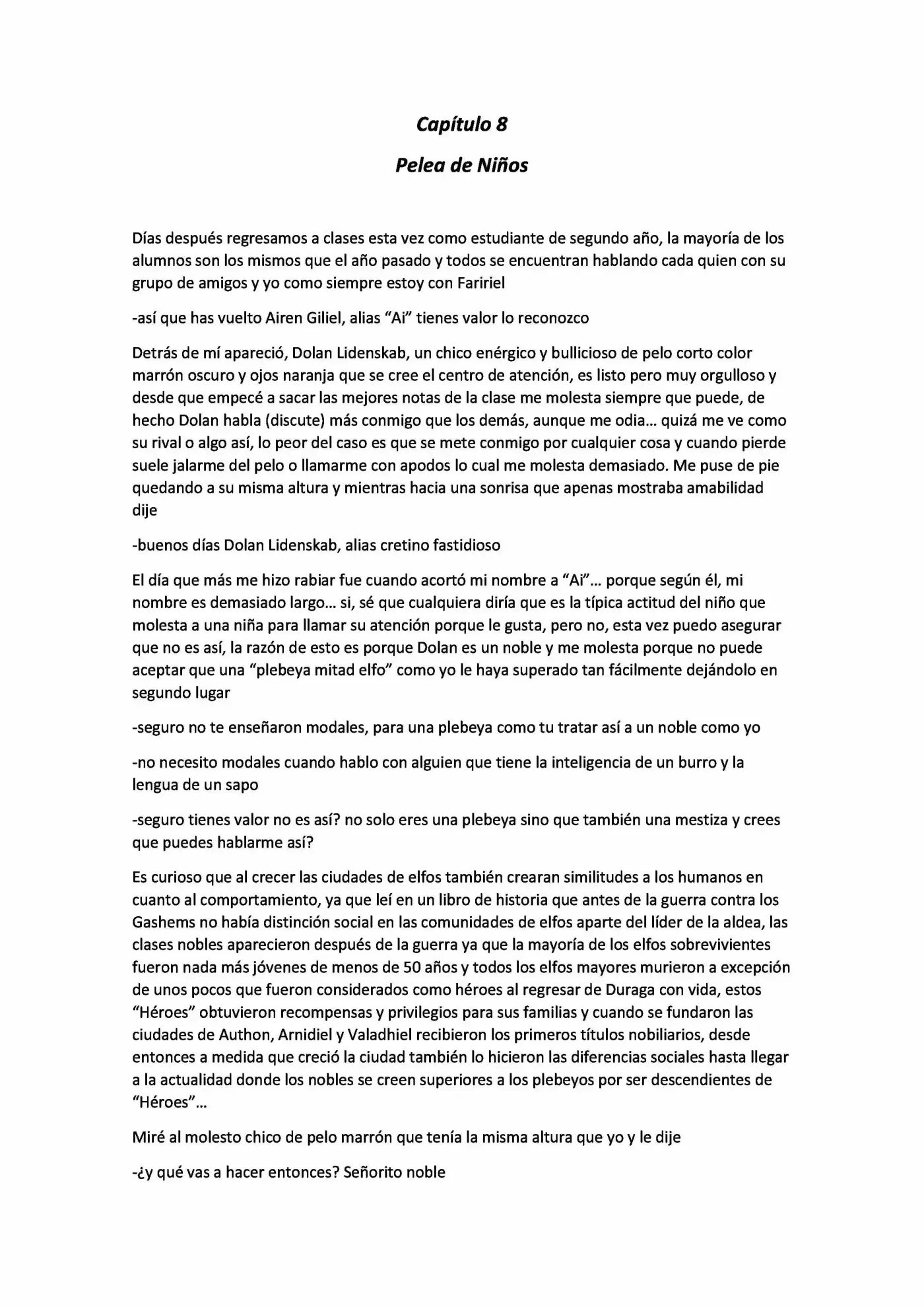 Reencarnado en una Niña Elfo (2016) - Capítulo 8 - Página 1 - LectorTMOo