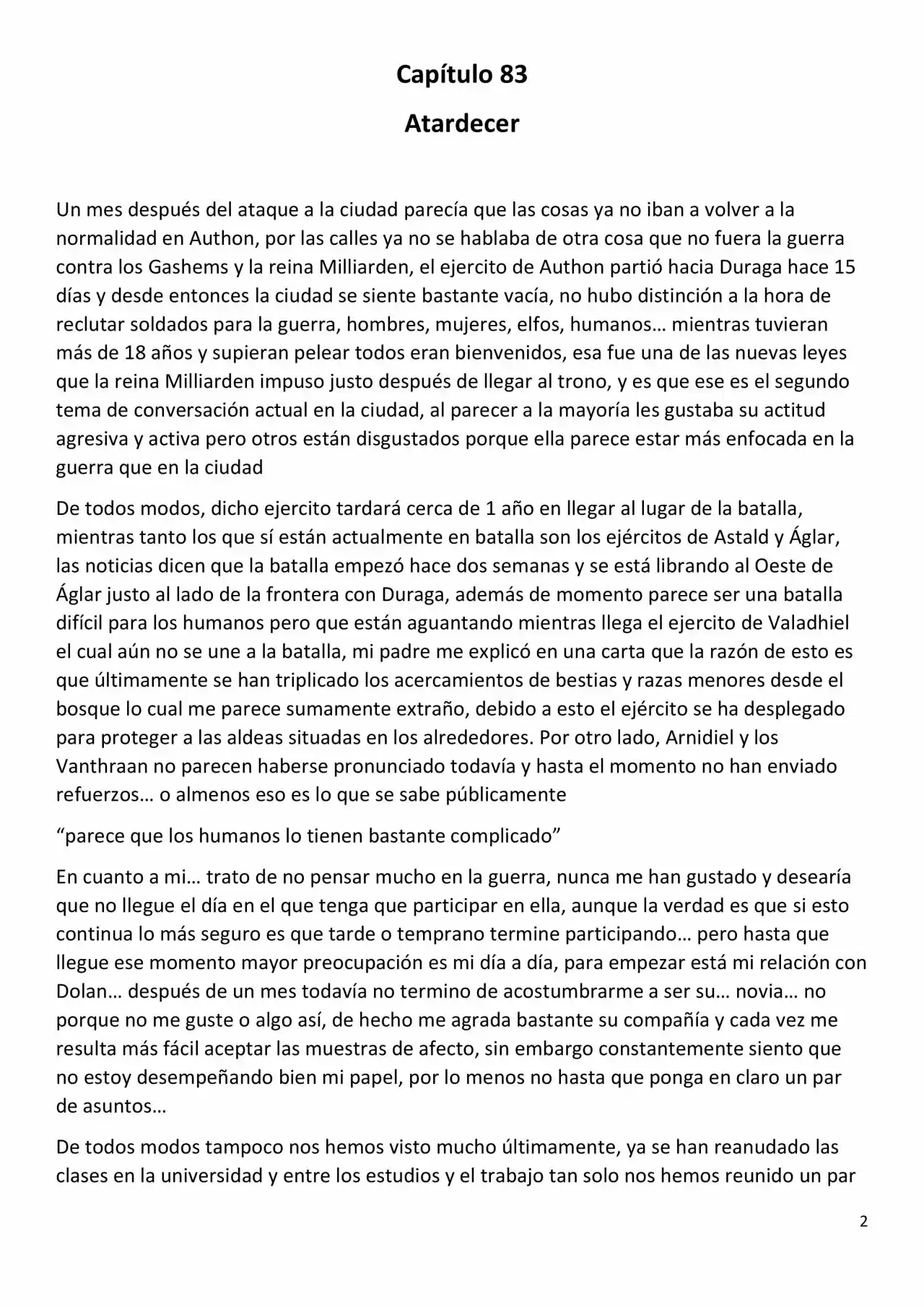 Reencarnado en una Niña Elfo (2016) - Capítulo 83 - Página 2 - LectorTMOo