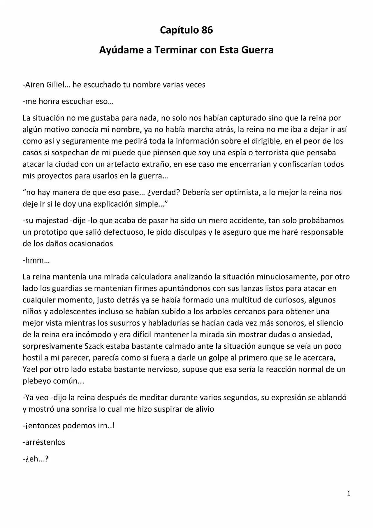 Reencarnado en una Niña Elfo (2016) - Capítulo 86 - Página 1 - LectorTMOo