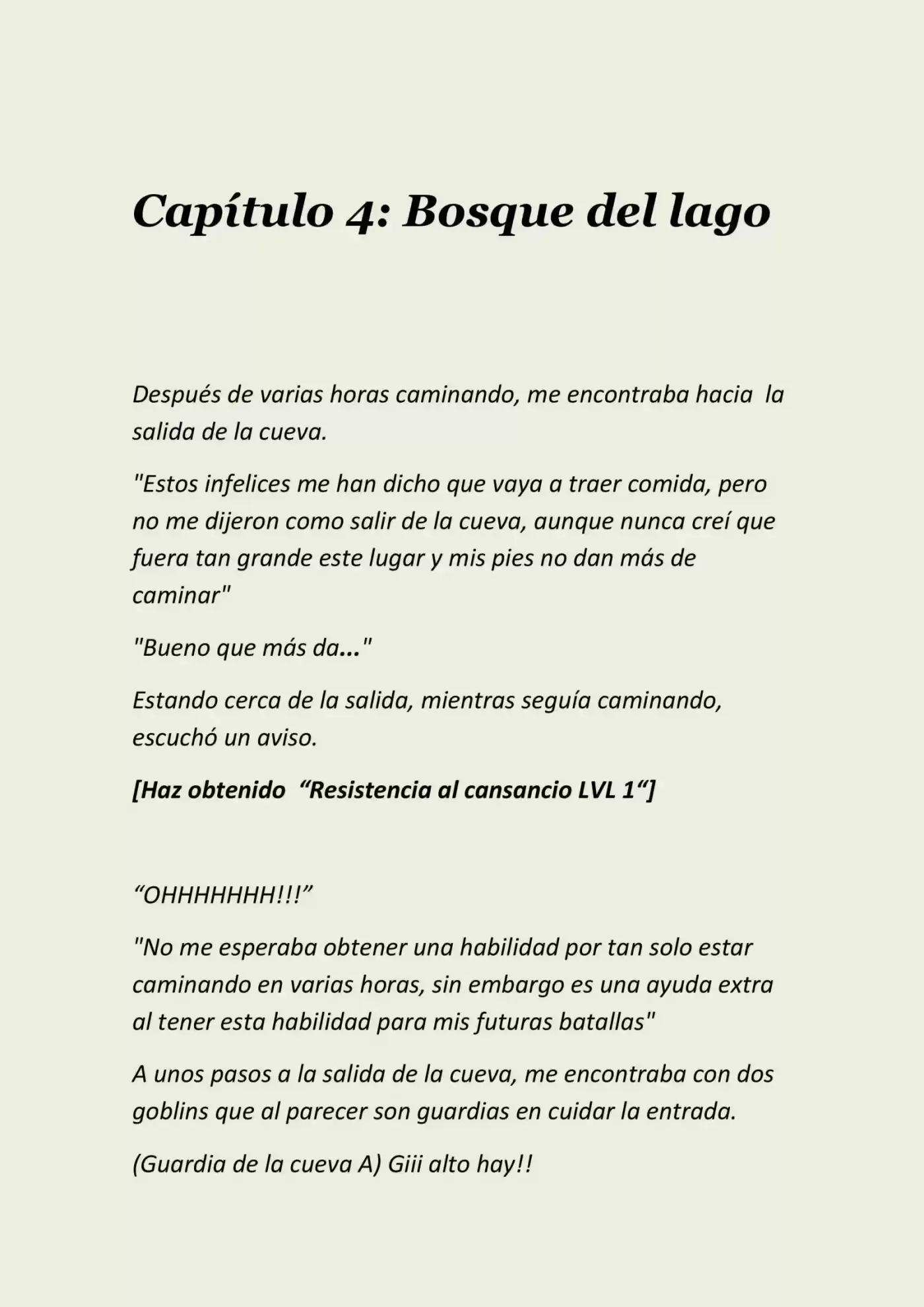 Reencarnando en un goblin (2017) - Capítulo 4 - Página 1 - LectorTMOo