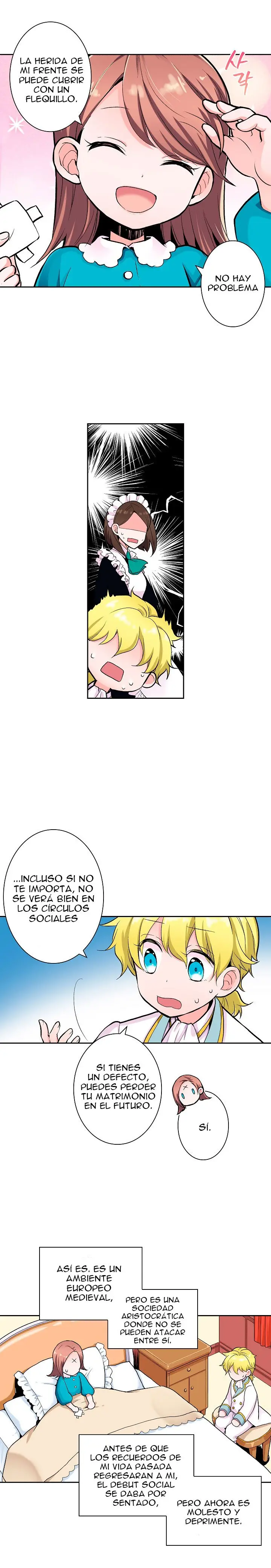 Reencarné en un juego Otome como villana con solo banderas de destrucción... - Capítulo 1 - Página 7 - LectorTMOo