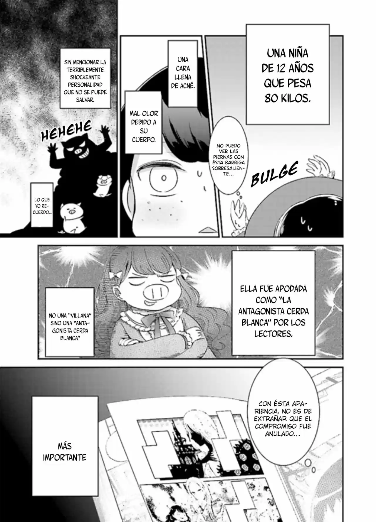 Reencarné en un Manga Shoujo como la hija cerdita de un noble (2019) - Capítulo 1.1 - Página 6 - LectorTMOo