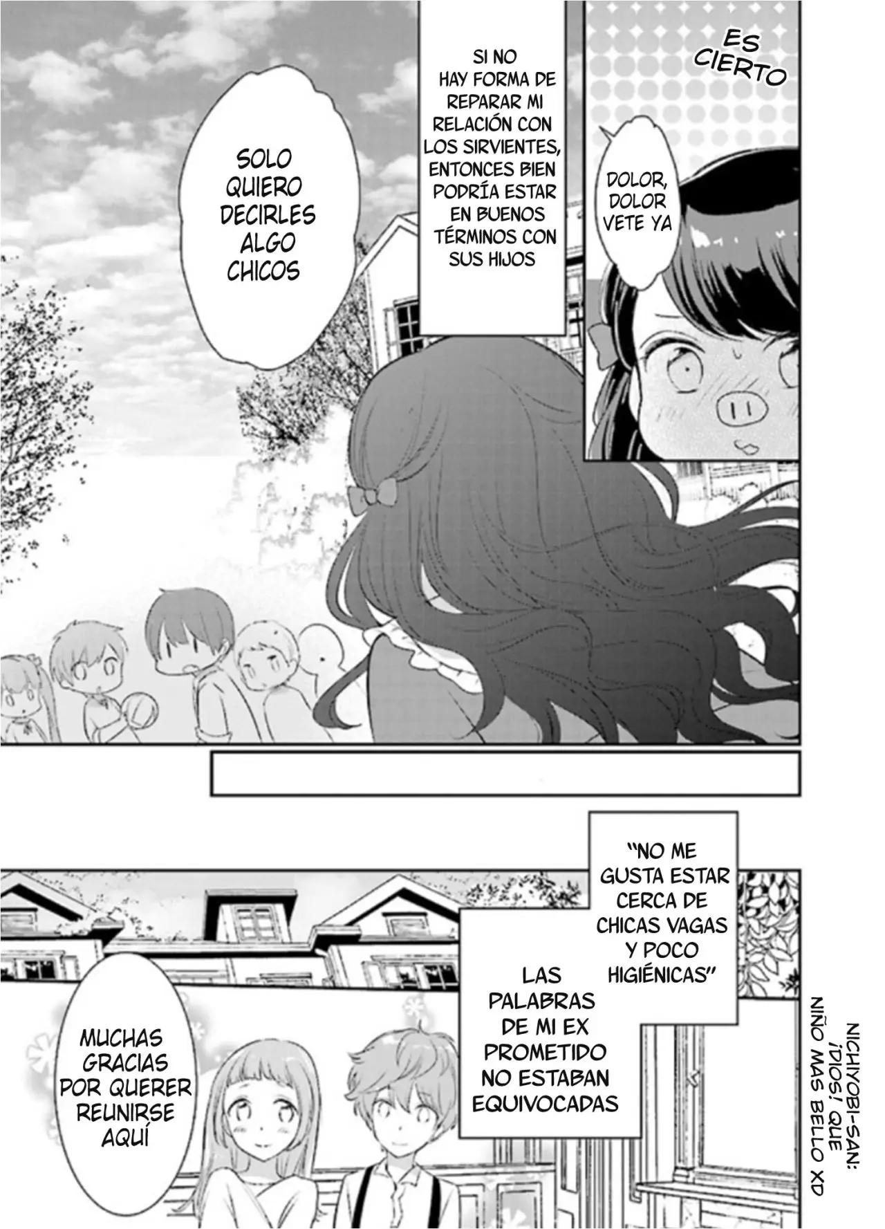 Reencarné en un Manga Shoujo como la hija cerdita de un noble (2019) - Capítulo 2.4 - Página 7 - LectorTMOo
