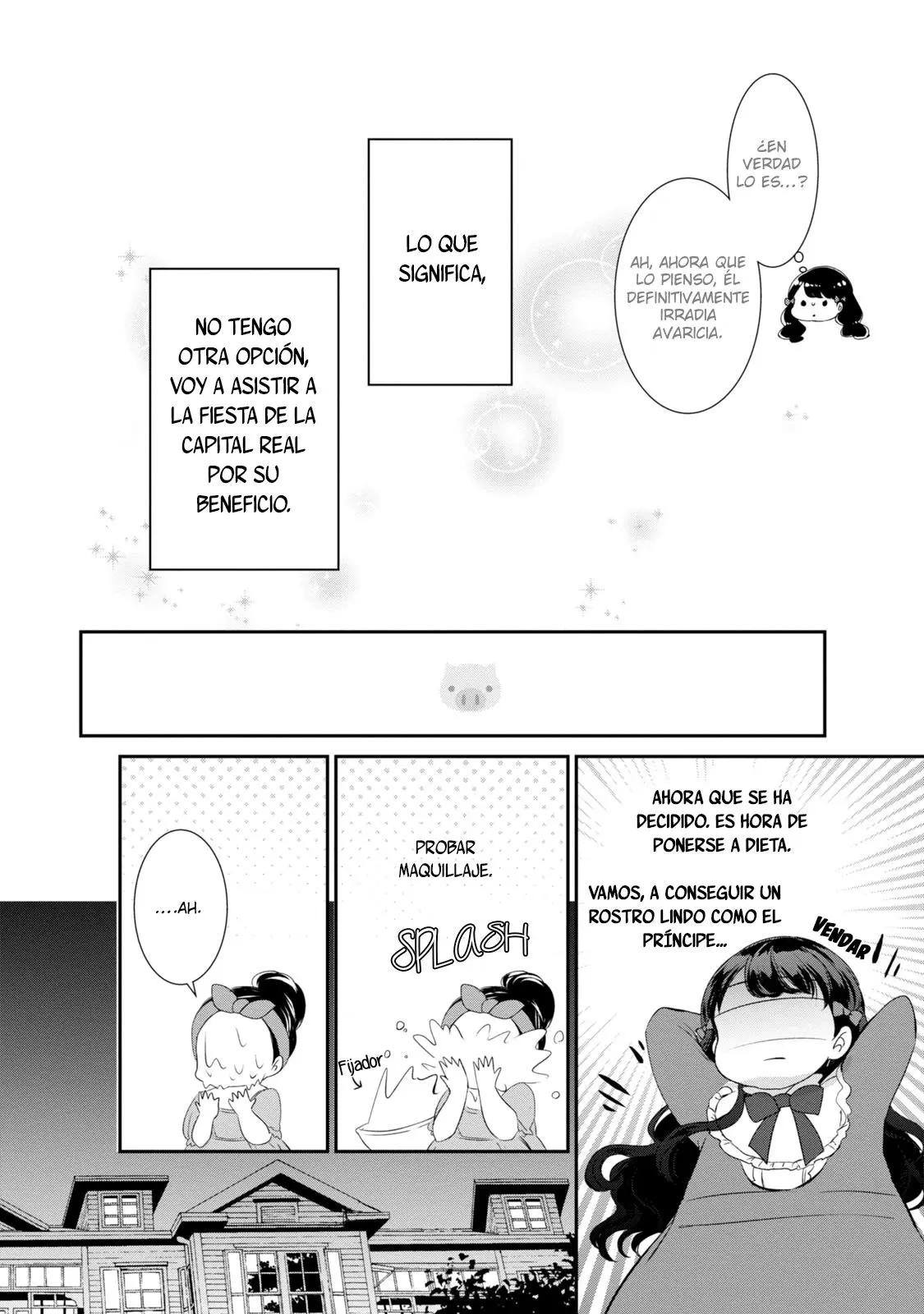 Reencarné en un Manga Shoujo como la hija cerdita de un noble (2019) - Capítulo 4.3 - Página 6 - LectorTMOo