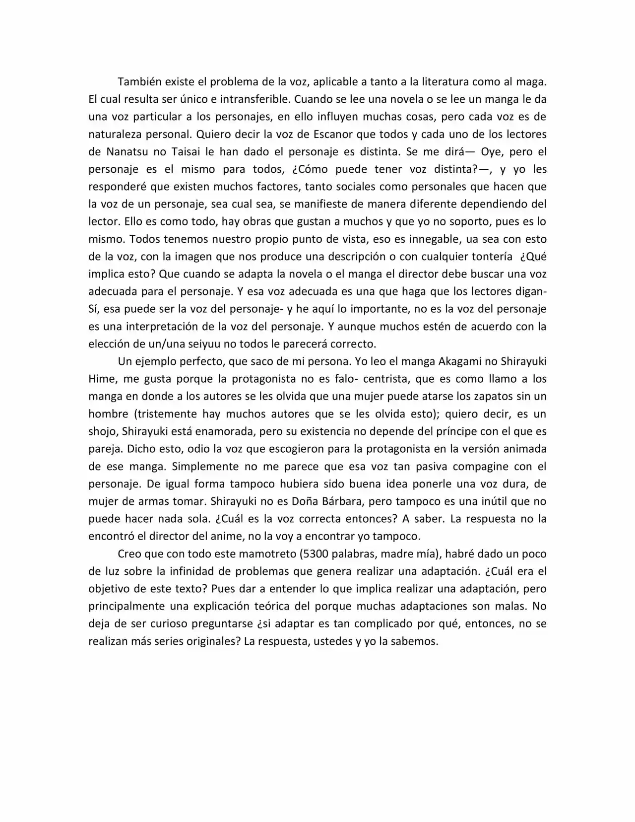 REFLEXIONES SOBRE ARTE Y LITERATURA (Novela) (2017) - Capítulo 8 - Página 10 - LectorTMOo
