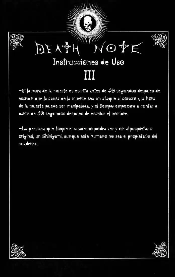 Reglas de uso de Death note (2007) - Capítulo  - Página 4 - LectorTMOo