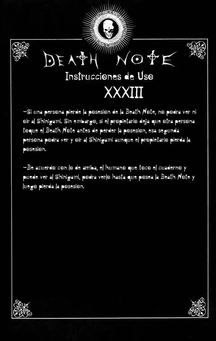 Reglas de uso de Death note (2007) - Capítulo  - Página 34 - LectorTMOo