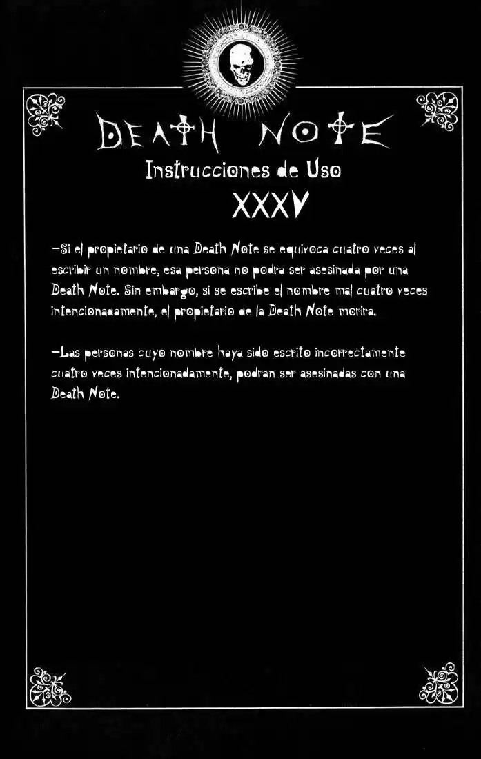 Reglas de uso de Death note (2007) - Capítulo  - Página 36 - LectorTMOo