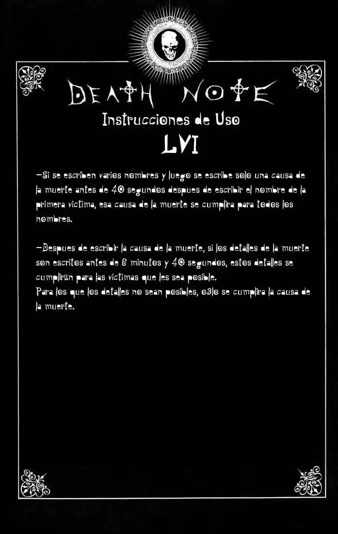 Reglas de uso de Death note (2007) - Capítulo  - Página 57 - LectorTMOo