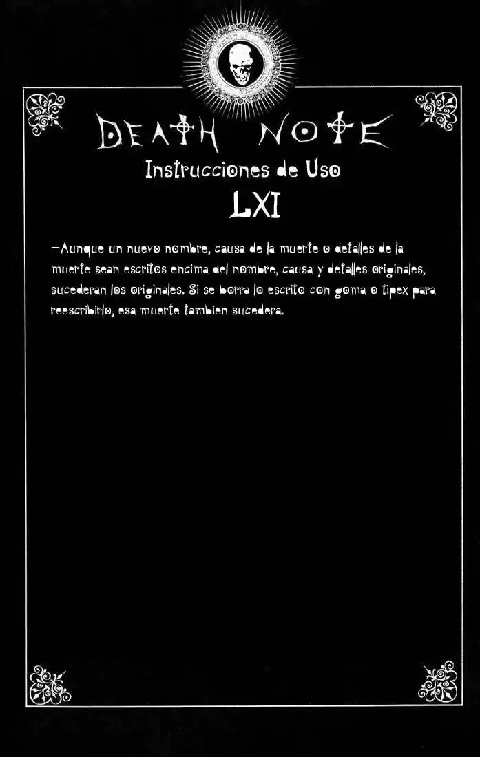 Reglas de uso de Death note (2007) - Capítulo  - Página 62 - LectorTMOo
