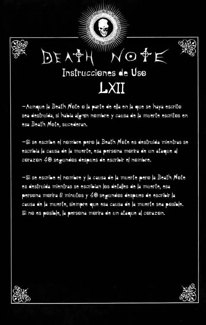 Reglas de uso de Death note (2007) - Capítulo  - Página 63 - LectorTMOo