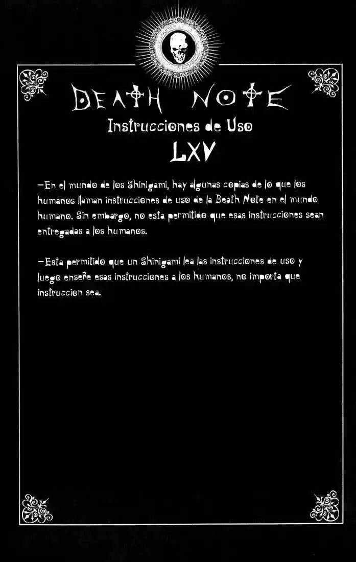 Reglas de uso de Death note (2007) - Capítulo  - Página 66 - LectorTMOo