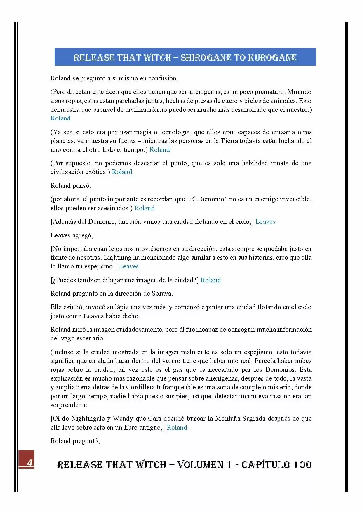 Release that Witch (Novela) (2016) - Capítulo 100 - Página 4 - LectorTMOo