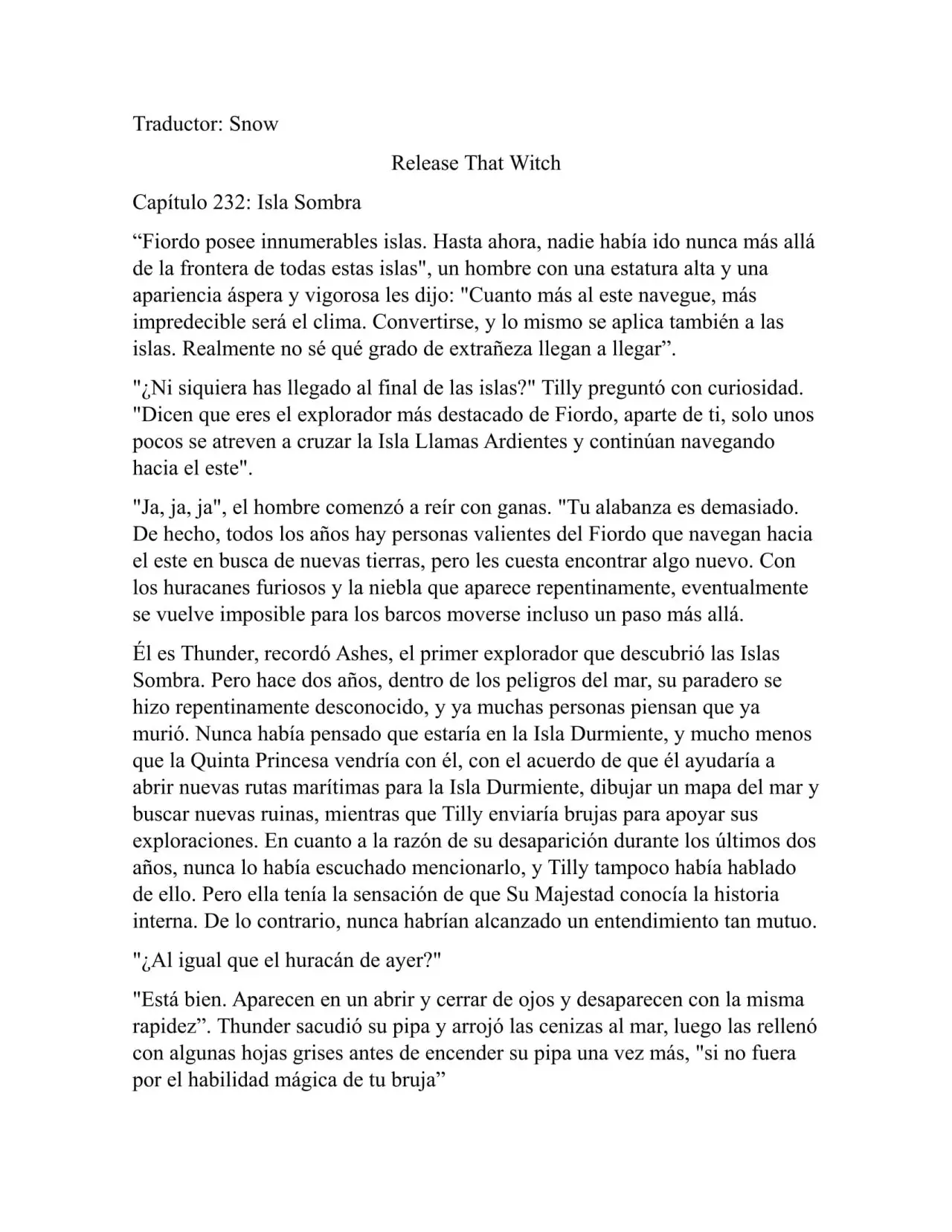 Release that Witch (Novela) (2016) - Capítulo 232 - Página 1 - LectorTMOo