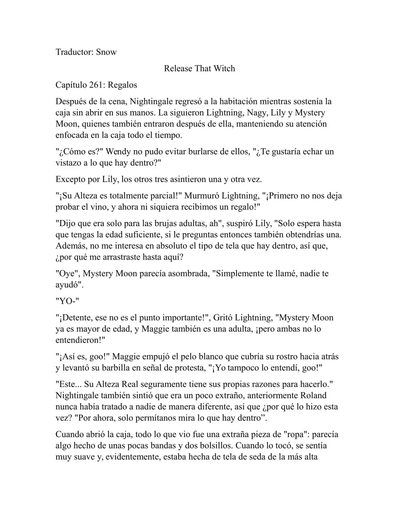 Release that Witch (Novela) (2016) - Capítulo 261 - Página 1 - LectorTMOo