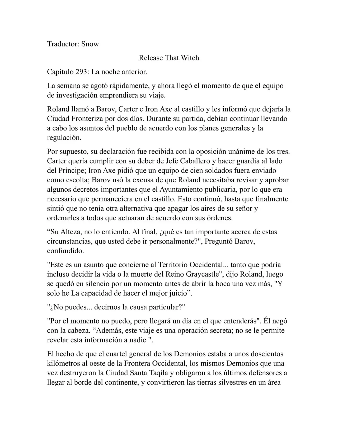 Release that Witch (Novela) (2016) - Capítulo 293 - Página 1 - LectorTMOo