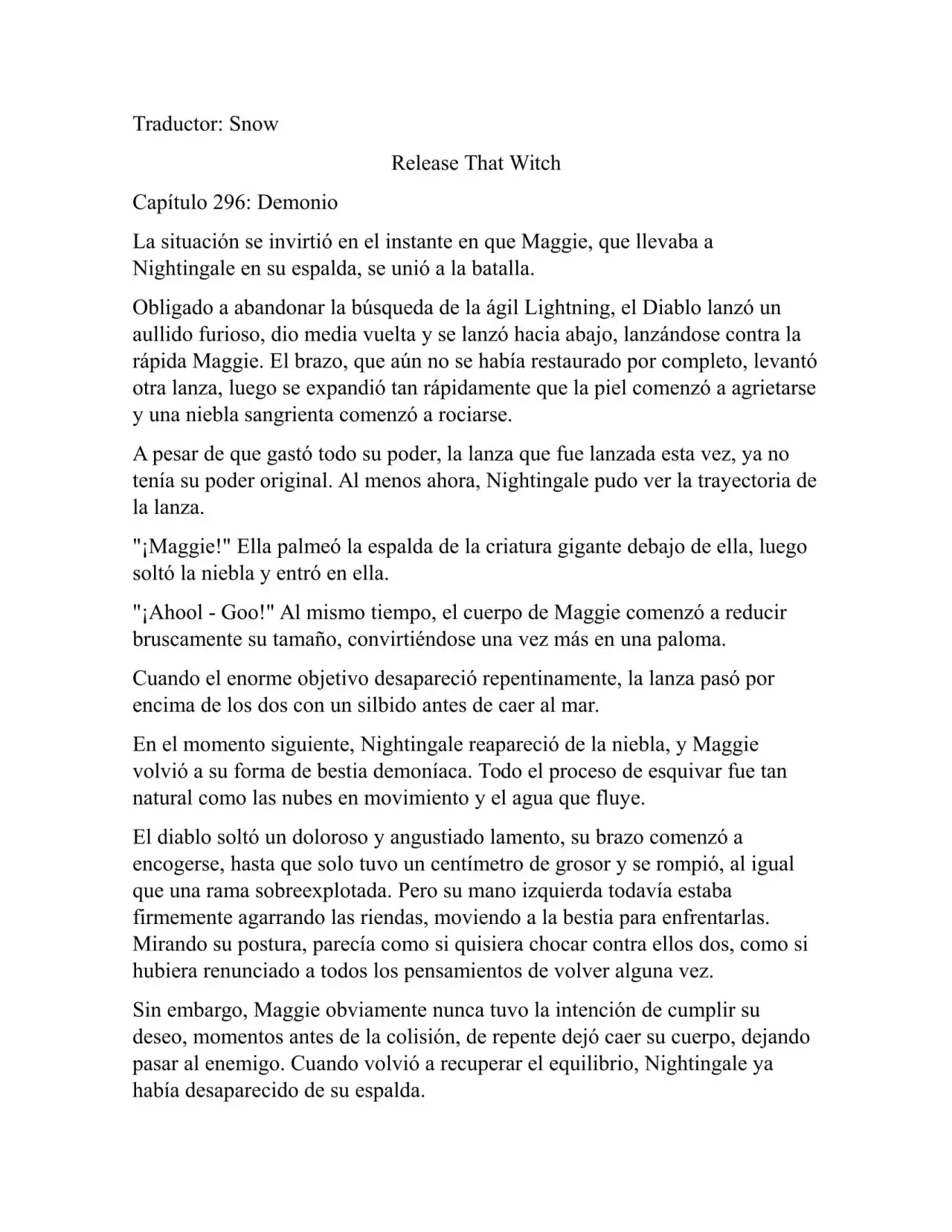 Release that Witch (Novela) (2016) - Capítulo 296 - Página 1 - LectorTMOo