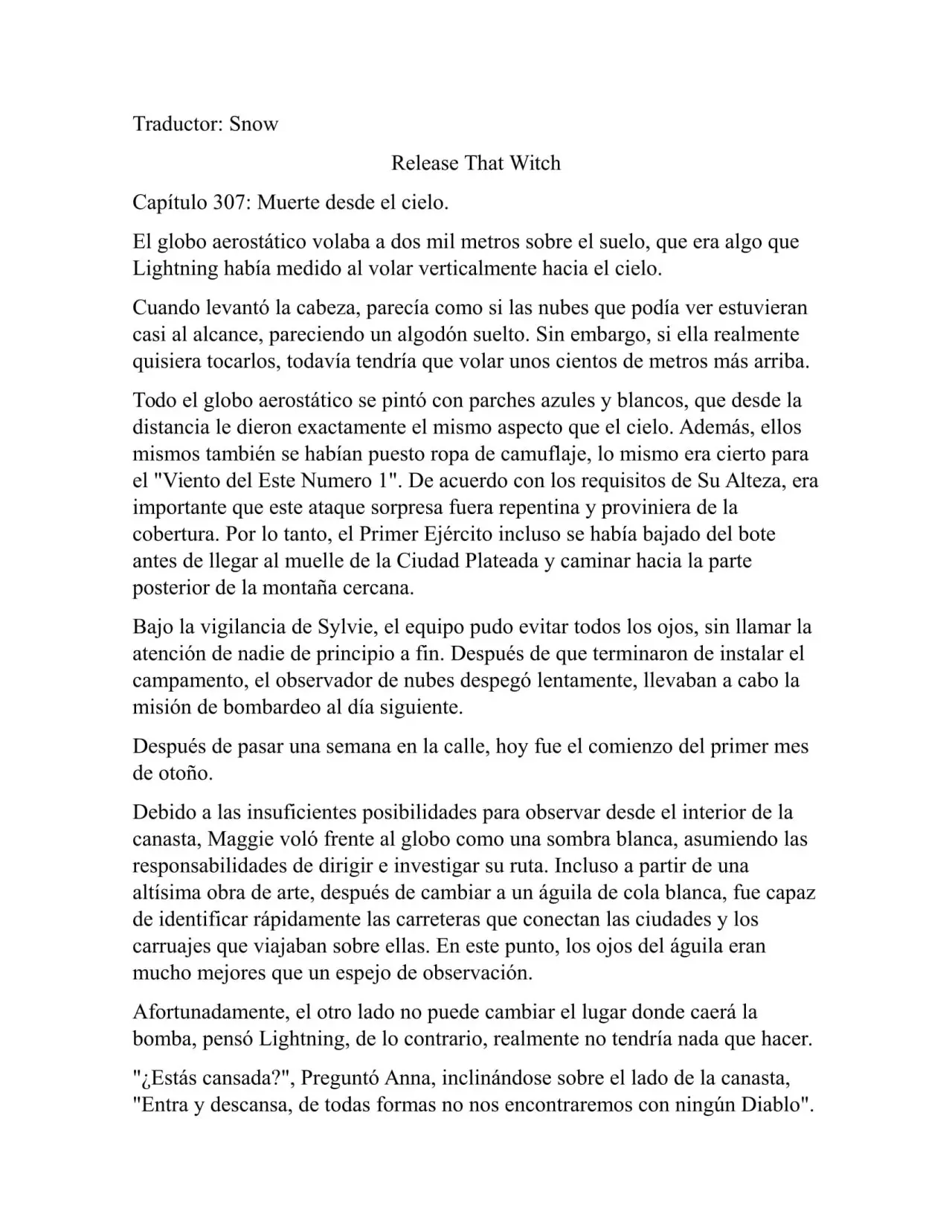 Release that Witch (Novela) (2016) - Capítulo 307 - Página 1 - LectorTMOo