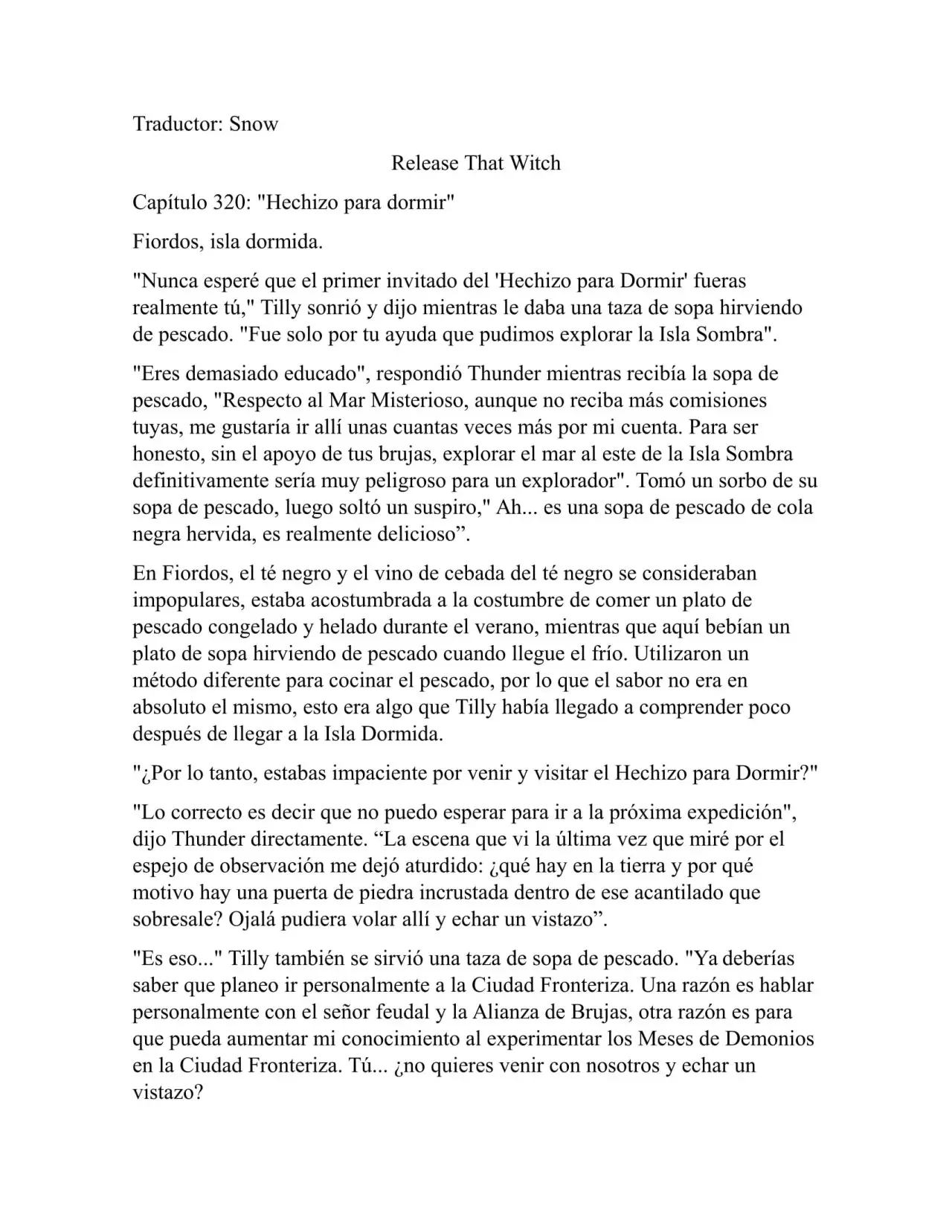 Release that Witch (Novela) (2016) - Capítulo 320 - Página 1 - LectorTMOo