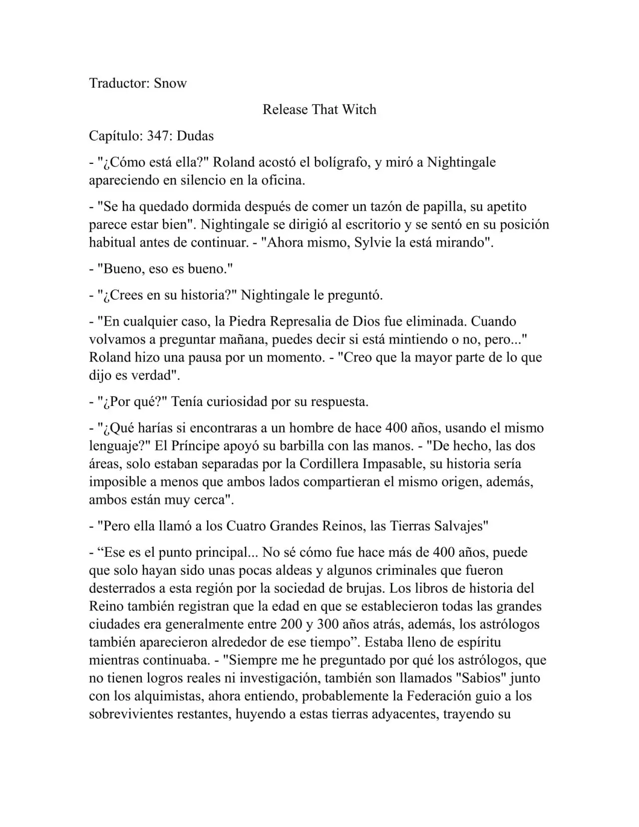 Release that Witch (Novela) (2016) - Capítulo 347 - Página 1 - LectorTMOo