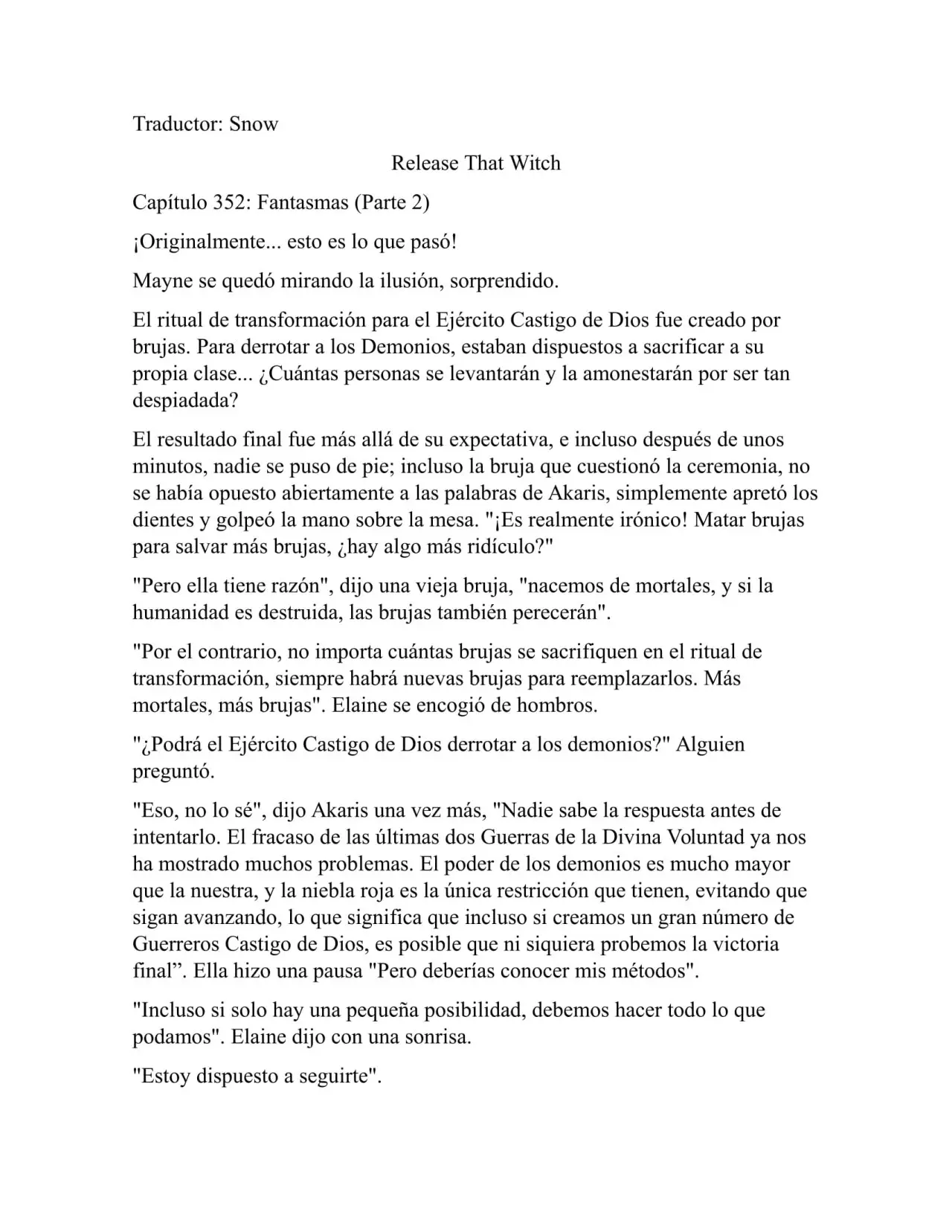 Release that Witch (Novela) (2016) - Capítulo 352 - Página 1 - LectorTMOo