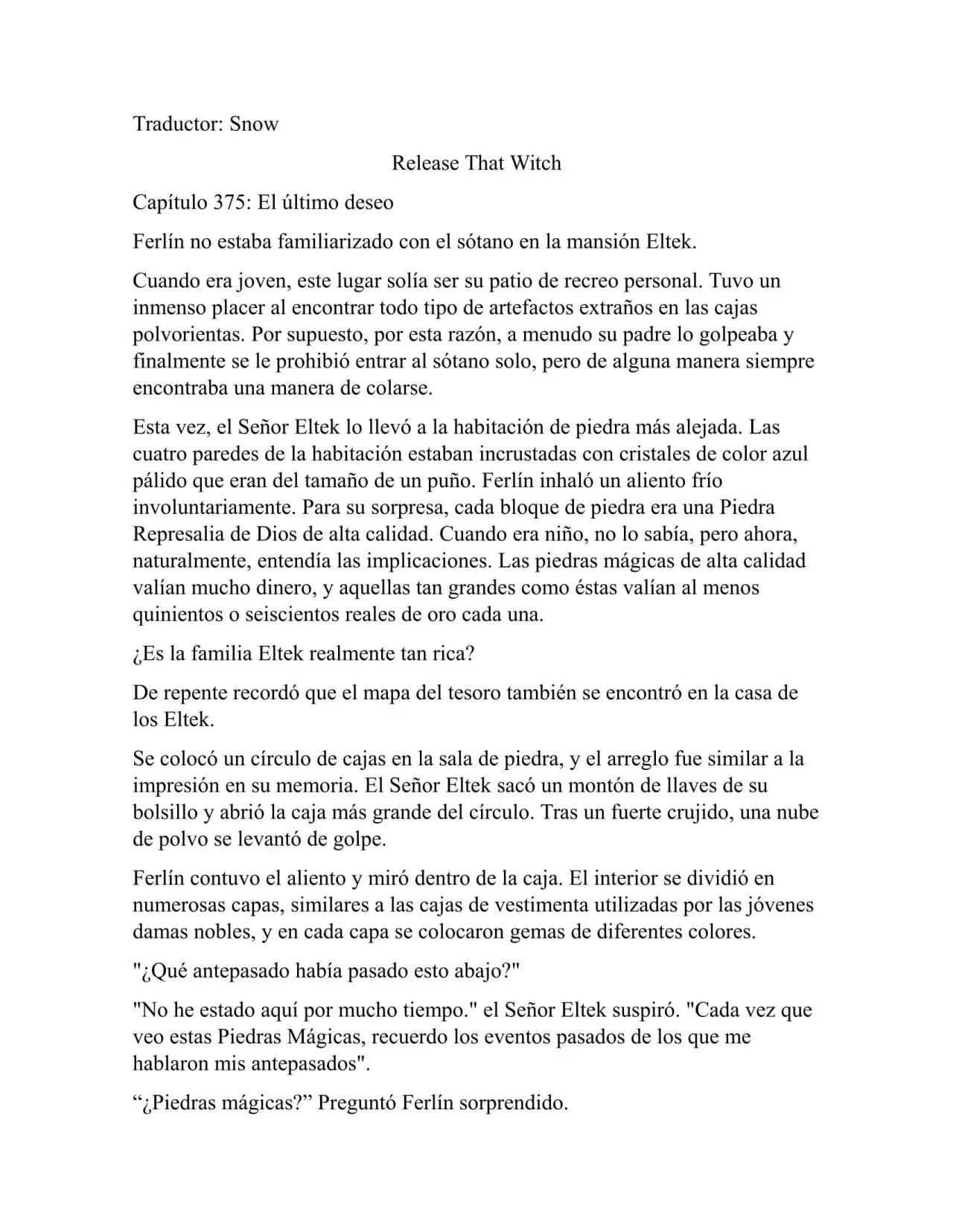Release that Witch (Novela) (2016) - Capítulo 375 - Página 1 - LectorTMOo