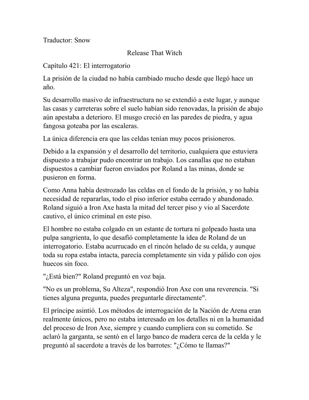 Release that Witch (Novela) (2016) - Capítulo 421 - Página 1 - LectorTMOo