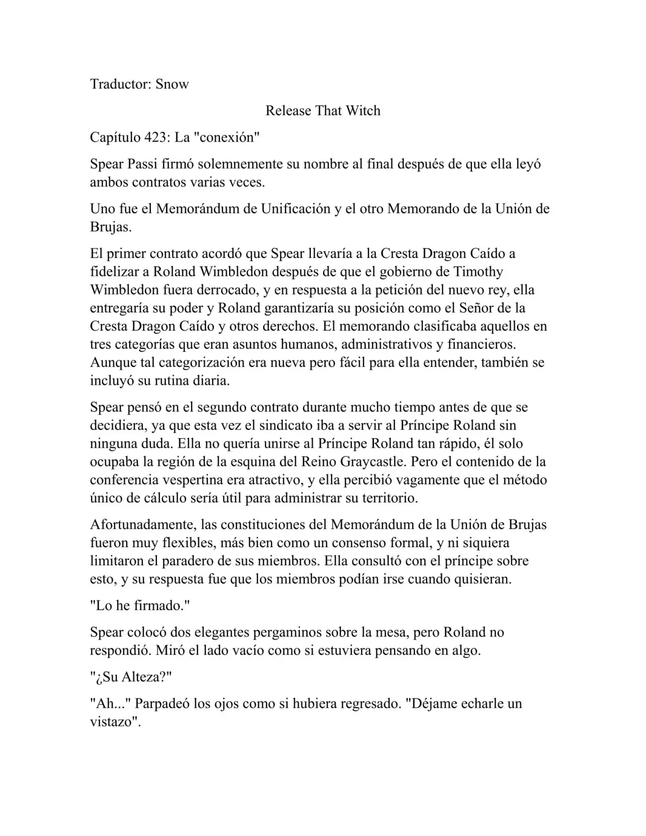 Release that Witch (Novela) (2016) - Capítulo 423 - Página 1 - LectorTMOo