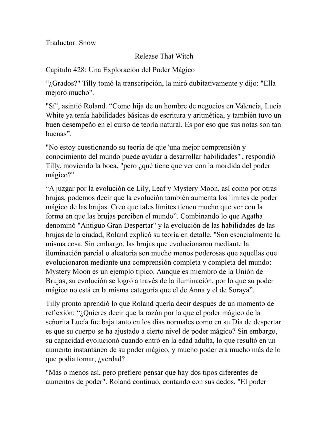 Release that Witch (Novela) (2016) - Capítulo 428 - Página 1 - LectorTMOo