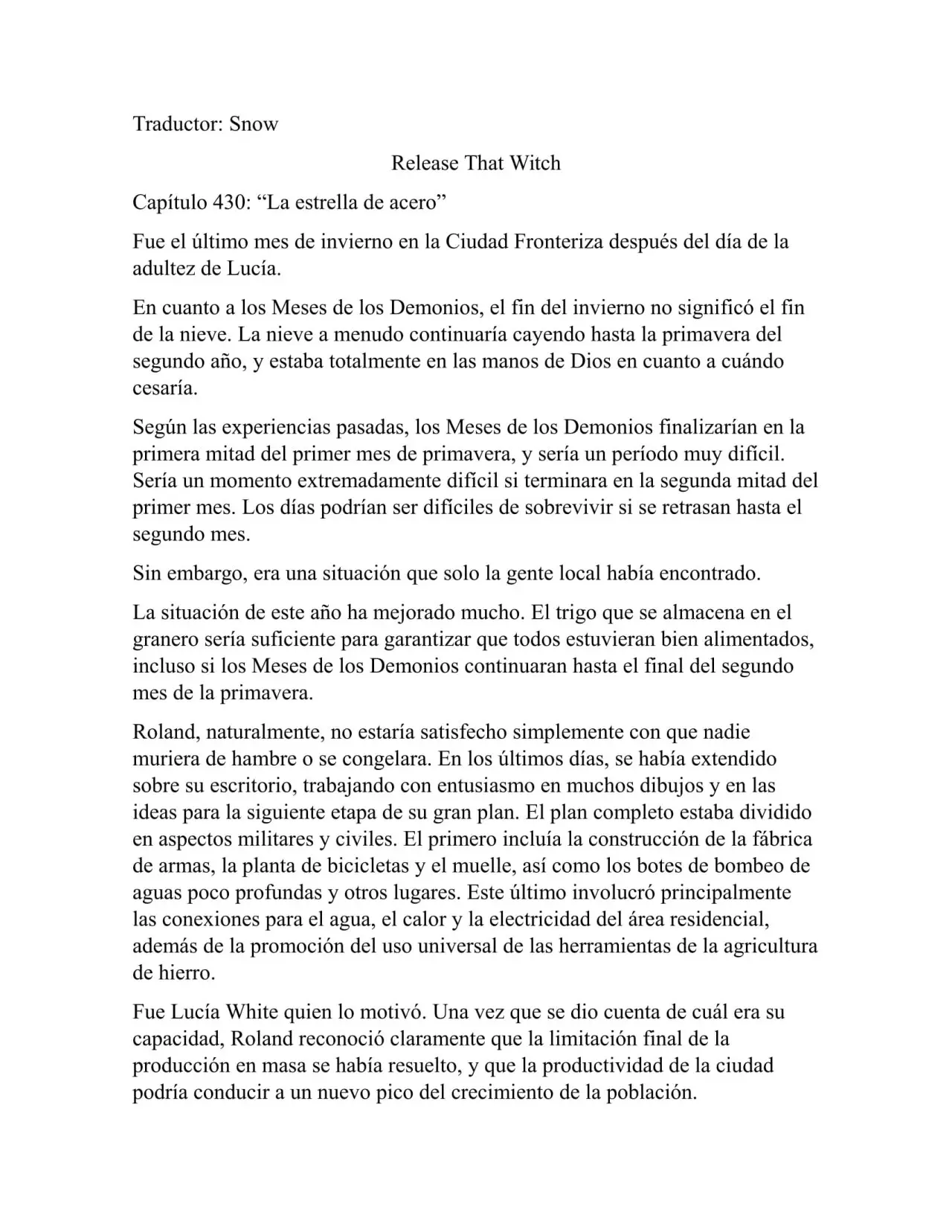 Release that Witch (Novela) (2016) - Capítulo 430 - Página 1 - LectorTMOo