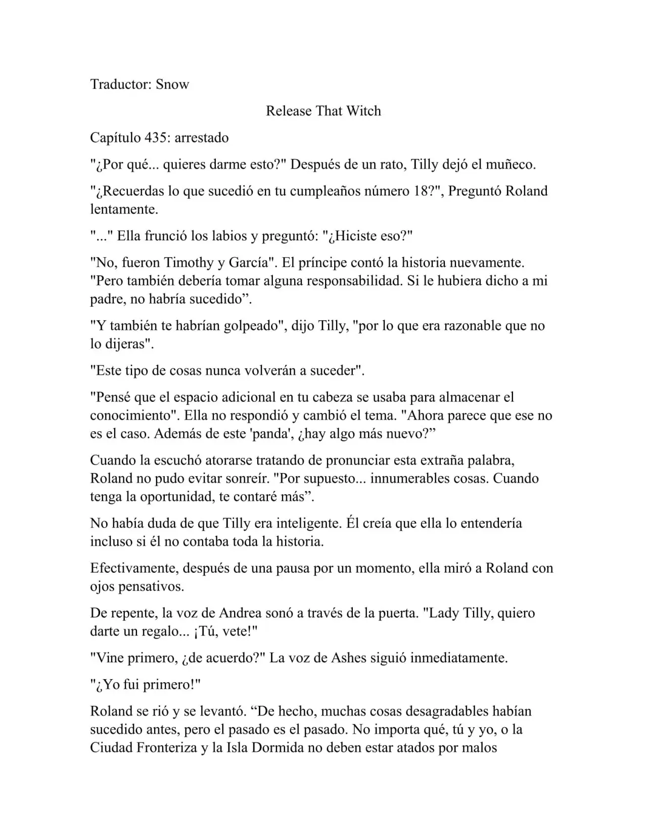 Release that Witch (Novela) (2016) - Capítulo 435 - Página 1 - LectorTMOo
