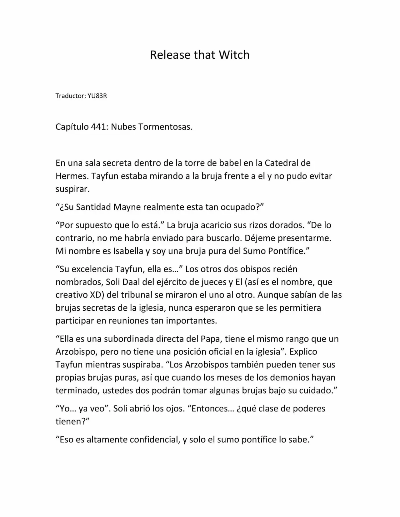 Release that Witch (Novela) (2016) - Capítulo 441 - Página 1 - LectorTMOo