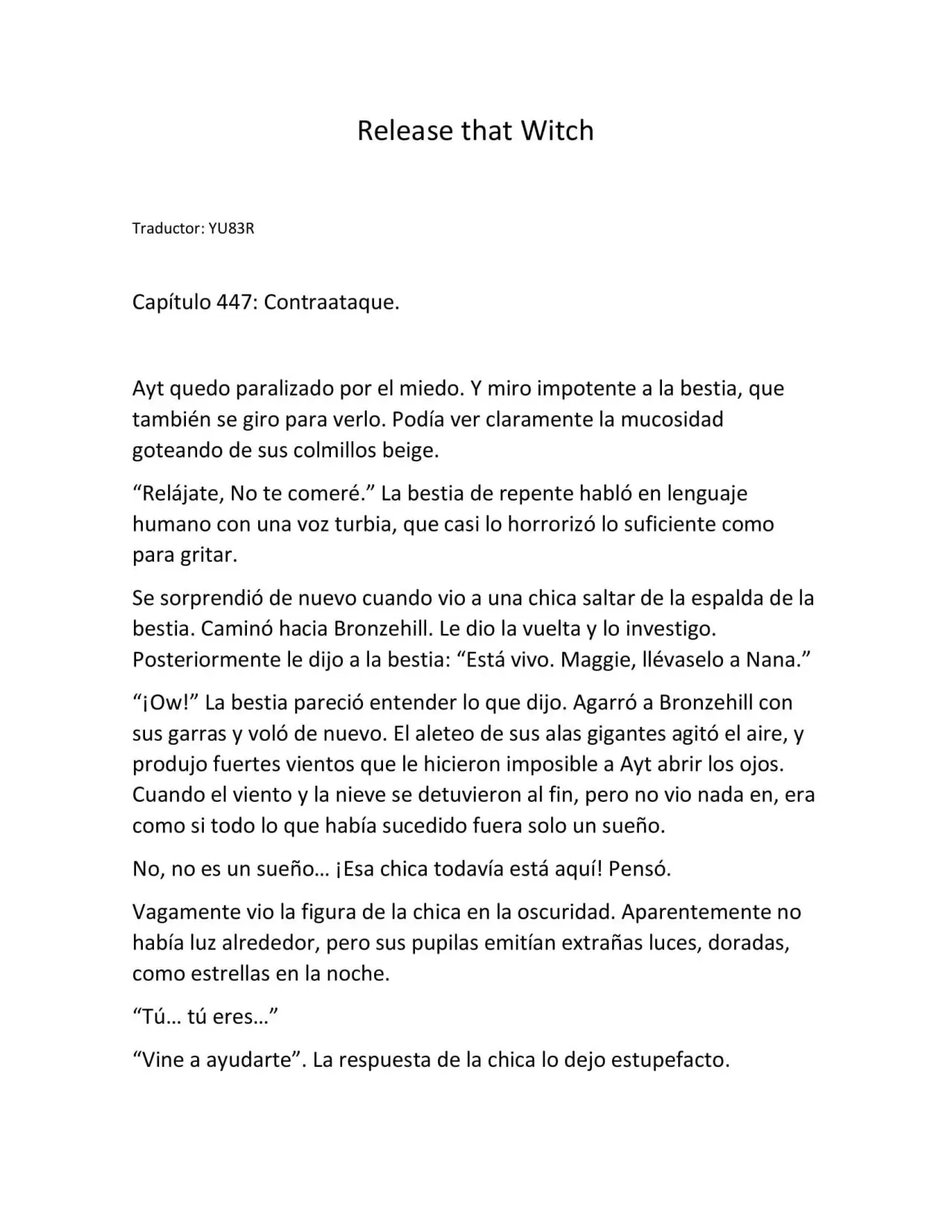 Release that Witch (Novela) (2016) - Capítulo 447 - Página 1 - LectorTMOo