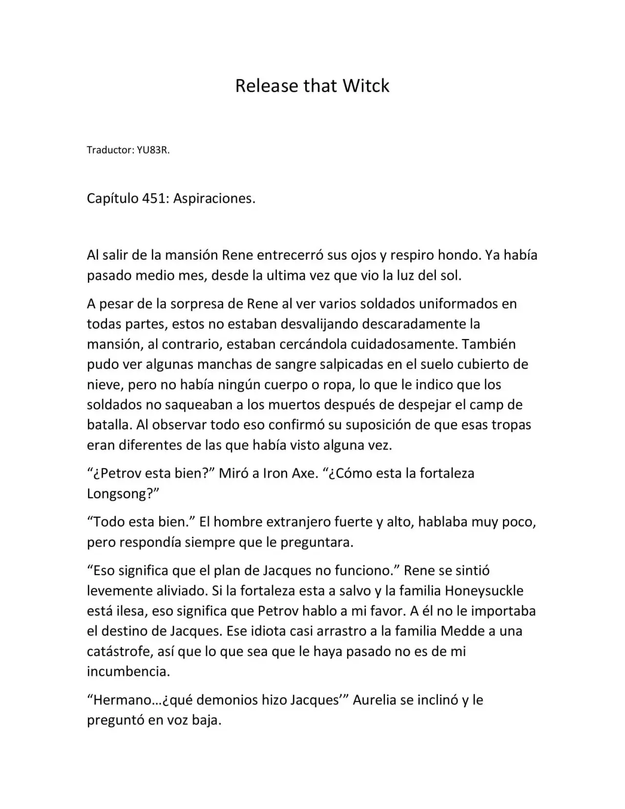 Release that Witch (Novela) (2016) - Capítulo 451 - Página 1 - LectorTMOo