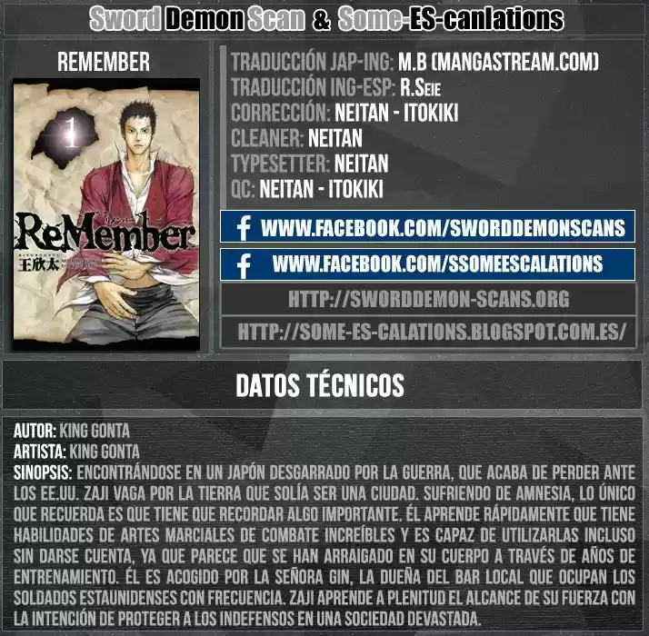 ReMember (2010) - Capítulo 8 - Página 1 - LectorTMOo