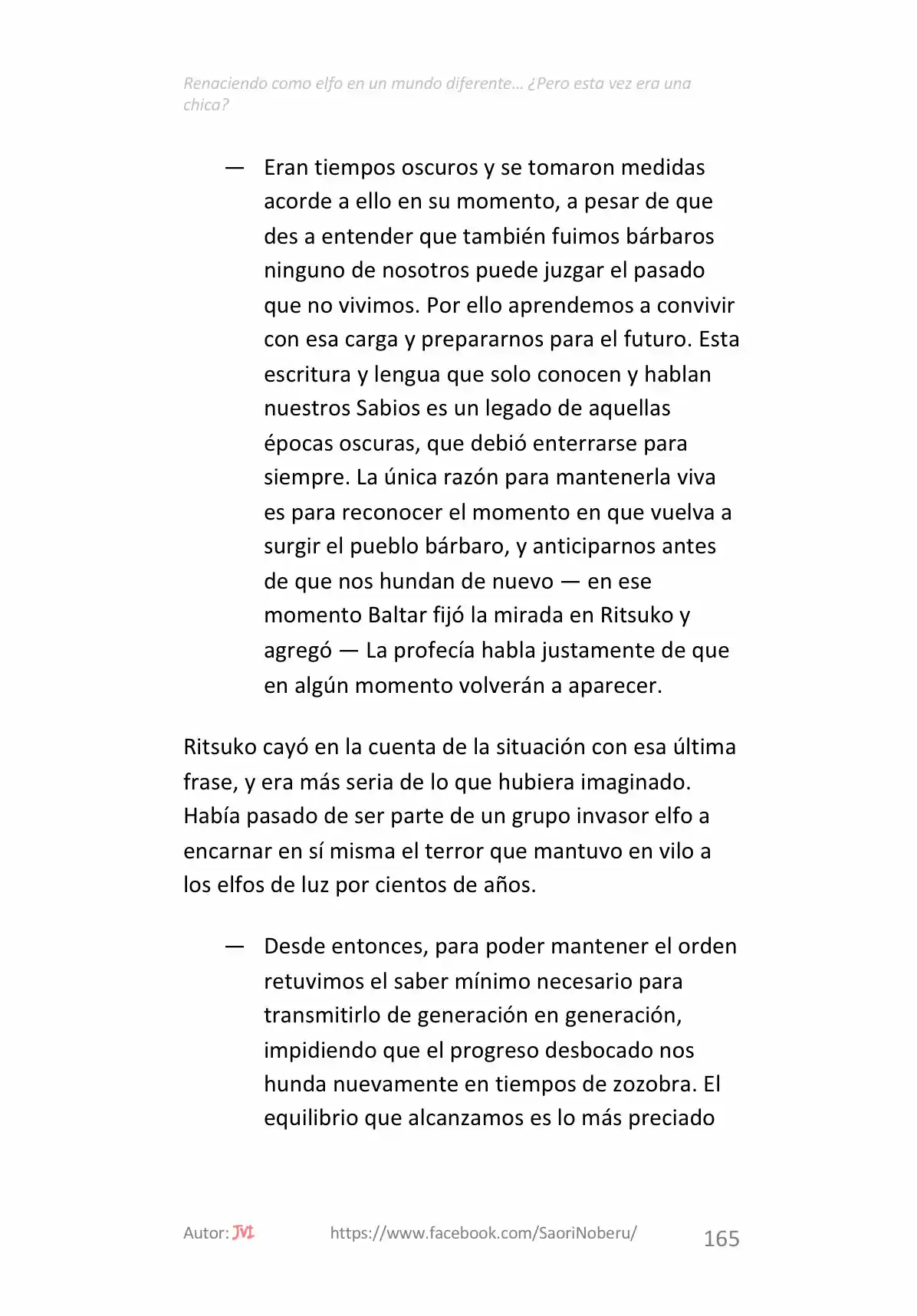 Renaciendo como elfo en un mundo diferente… ¿Pero esta vez era una chica? (2017) - Capítulo 14 - Página 8 - LectorTMOo